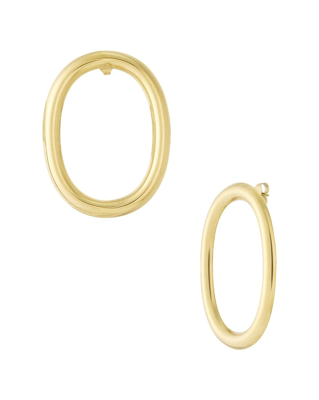 Oval Hoop earrings