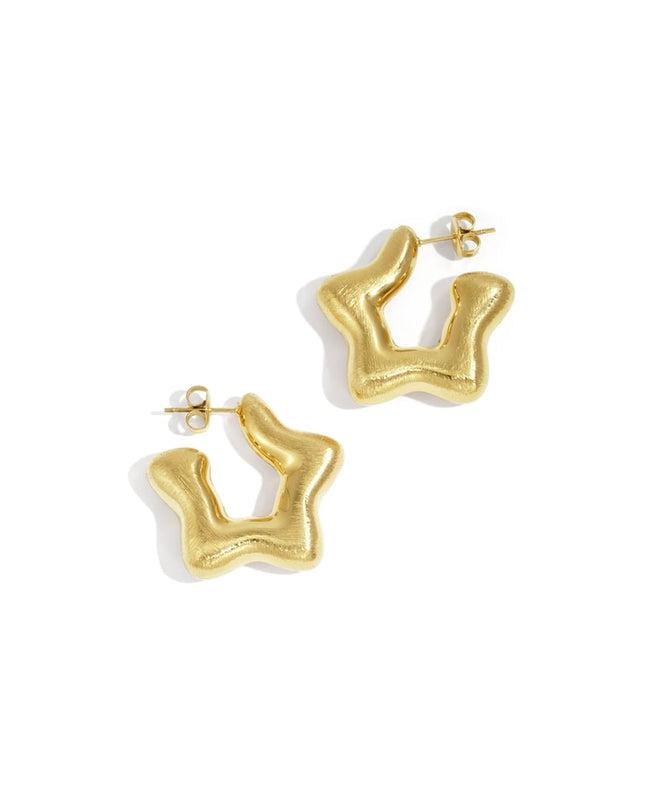 Hoop Earrings Star Casual Daily Simple Series Women's jewelry