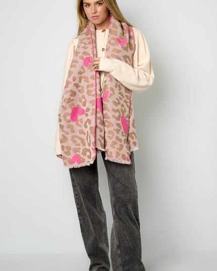 Leopard love sjaal