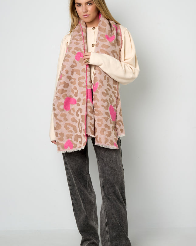 Leopard love sjaal