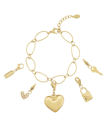 Grote hart DIY armband