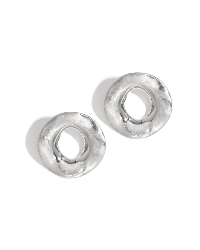 Oorbellen met ronde vorm, casual, dagelijks, eenvoudig, serie, damessieraden