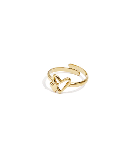 Ring met hartjes