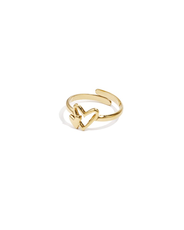 Ring met hartjes