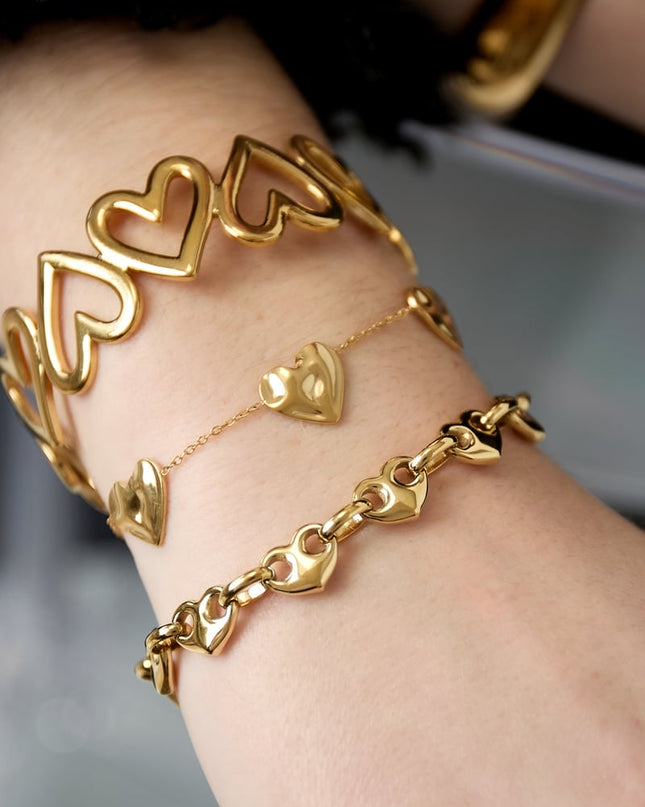 Stainless Steel Chain Bracelets Chain Casual Daily Simple Series Women's jewelry