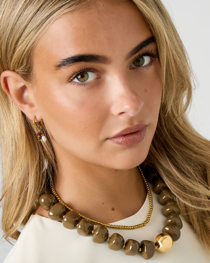 Acryl kralenkettingen Kralen Retro Daily Classic-serie Damessieraden