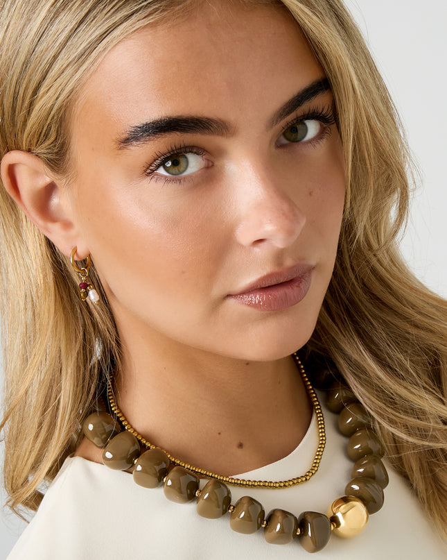 Acryl kralenkettingen Kralen Retro Daily Classic-serie Damessieraden