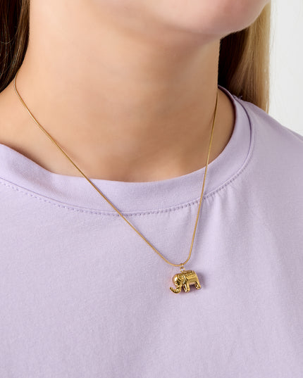 Cute elephant necklace
