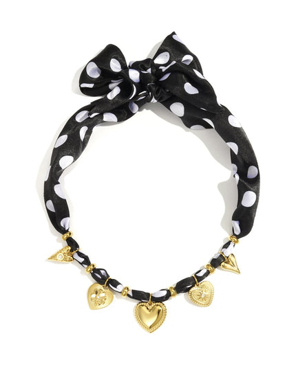 Roestvrijstalen lange kettingen met hart, casual, dagelijks, eenvoudig, serie, damessieraden