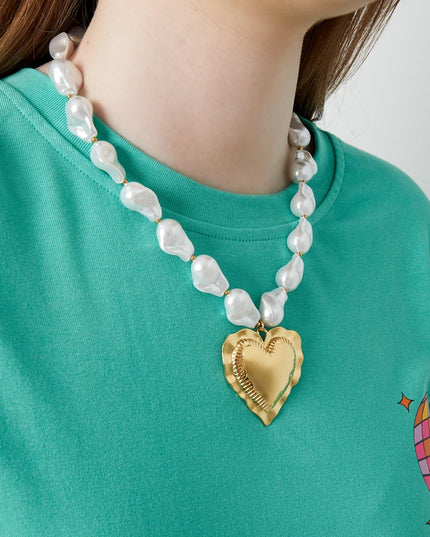 Parel liefde ketting