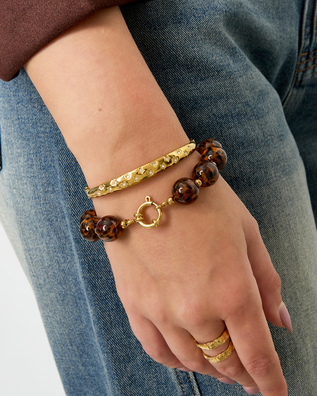 Acryl kralen armbanden kralen Retro Daily Classic serie dames sieraden-14mm