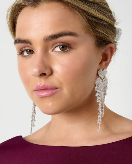 Koperen oorbellen met hartjes, casual, dagelijks, eenvoudig, serie, damessieraden