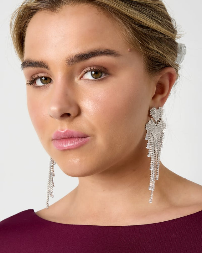 Koperen oorbellen met hartjes, casual, dagelijks, eenvoudig, serie, damessieraden