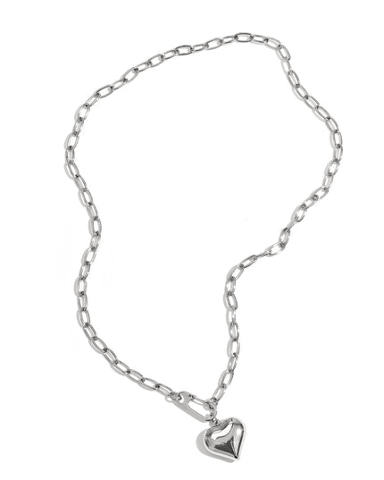 Ketting hangend hart met frontsluiting
