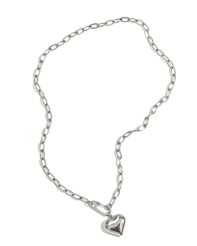 Ketting hangend hart met frontsluiting