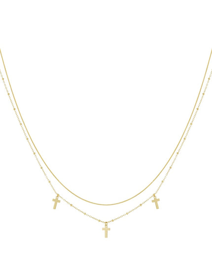   Gelaagde kettingen Kruis Casual Dagelijks Eenvoudig Serie Dames sieraden