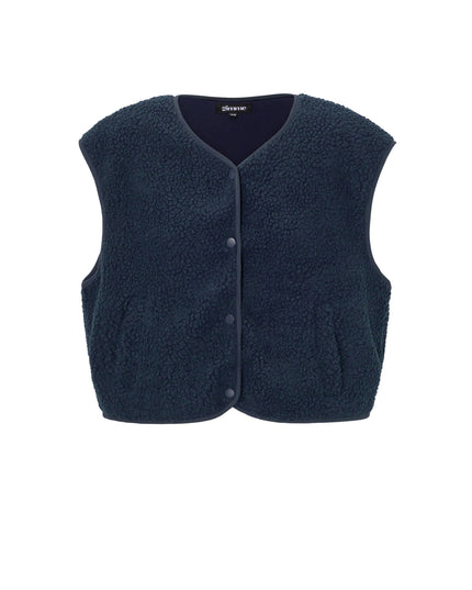 Geweven Polyestervezel Vrouwen Vest Casual Solide Kleur Herfst/Winter