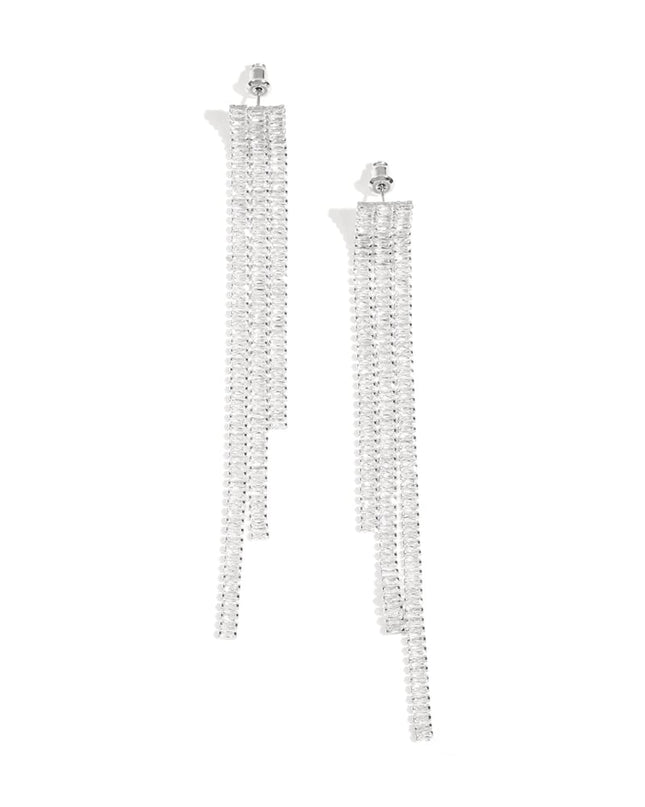 Koperen oorbellen met hanger, geometrisch, elegant, kerst, luxe serie, damessieraden