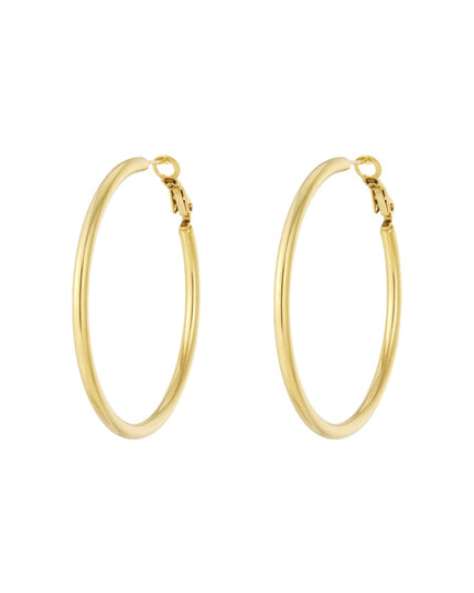 Basis Hoop earrings L