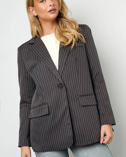 De krijtstreepblazer