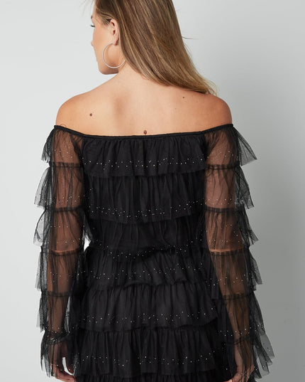 Festival The Sparkly Ruffle Top