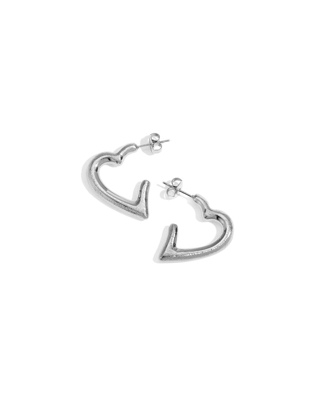 Hoop Earrings Heart Casual Daily Simple Series Women's jewelry