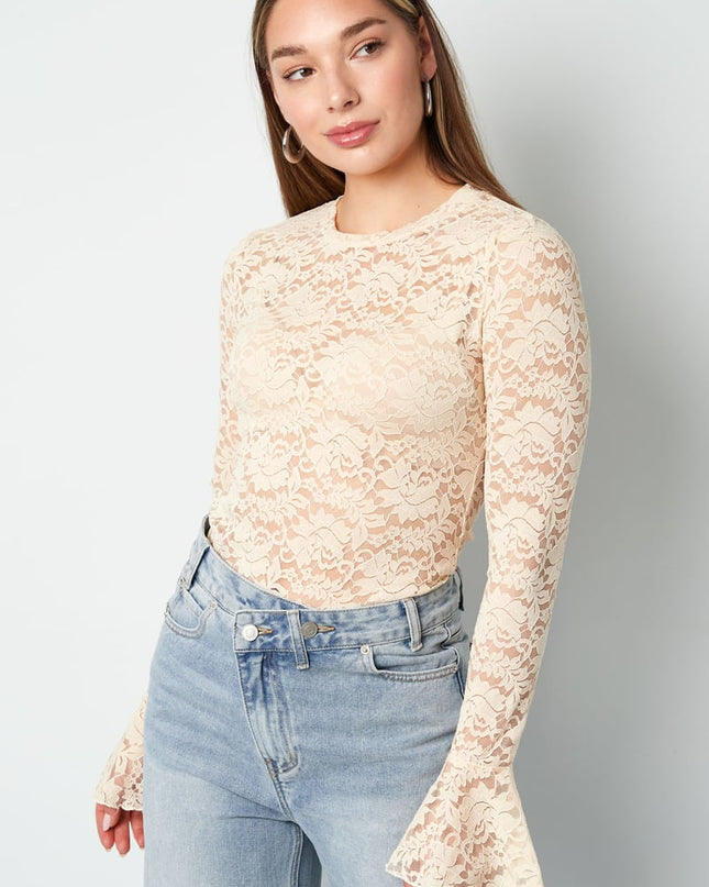 Lace Top - Black