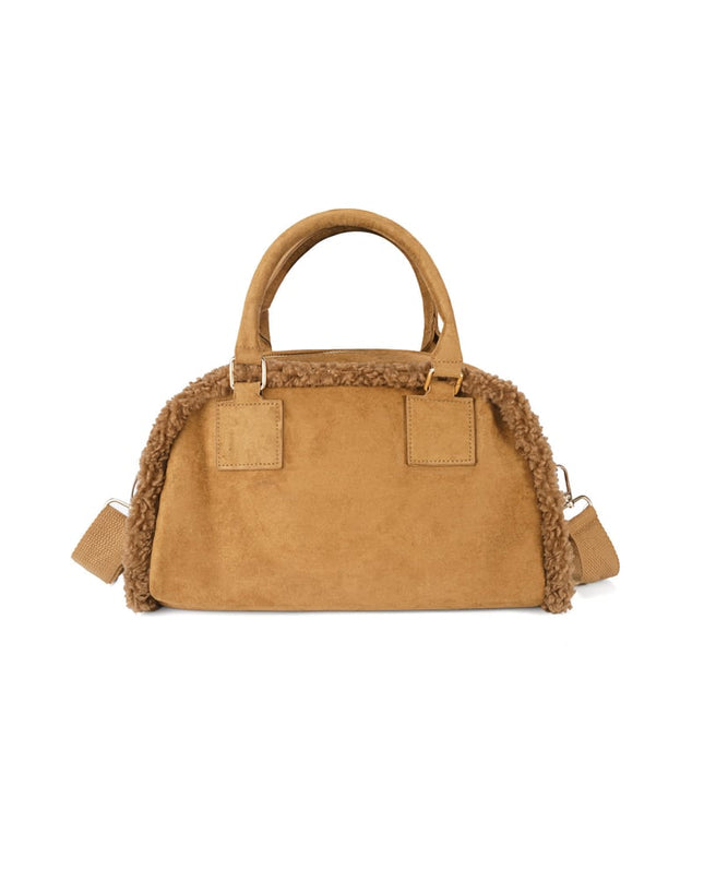 Shoulder bag with teddy details