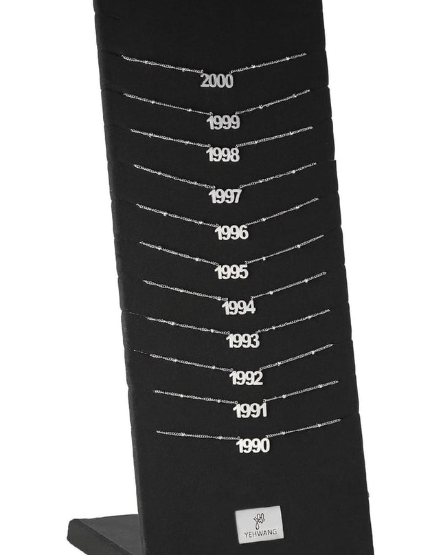 Ketting Year 1995 Zilver Stainless Steel