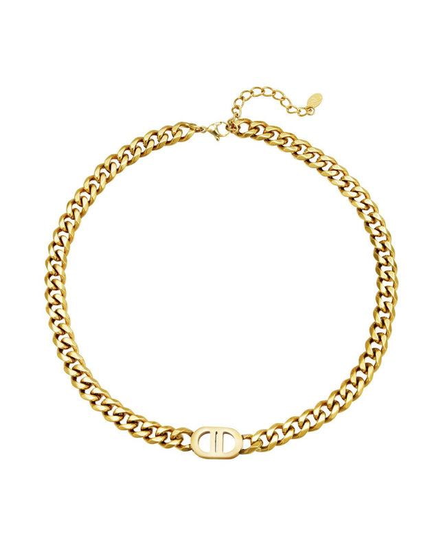 Ketting The Good Life Goud kleur Stainless Steel