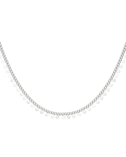 Roestvrijstalen ketting cirkels Goud kleur Stainless Steel