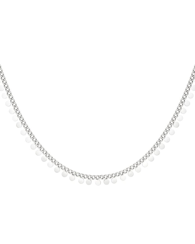 Roestvrijstalen ketting cirkels Goud kleur Stainless Steel