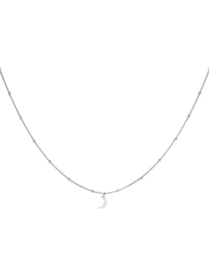 Edelstalen ketting Halve Maan Goud kleur Stainless Steel
