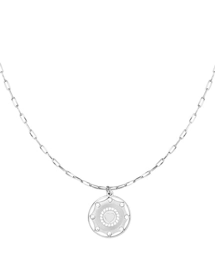 Roestvrijstalen ketting hart amulet Goud kleur Stainless Steel