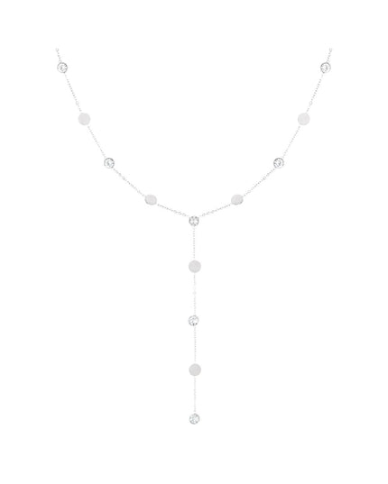 Lange ketting strass Goud kleur Stainless Steel