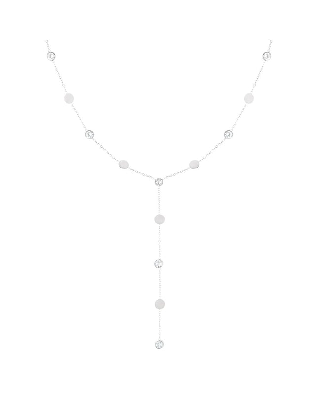 Lange ketting strass Goud kleur Stainless Steel