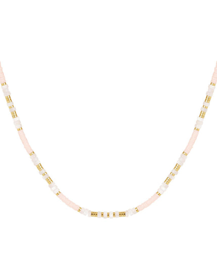 Kralenketting kleur Lichtroze Hematiet
