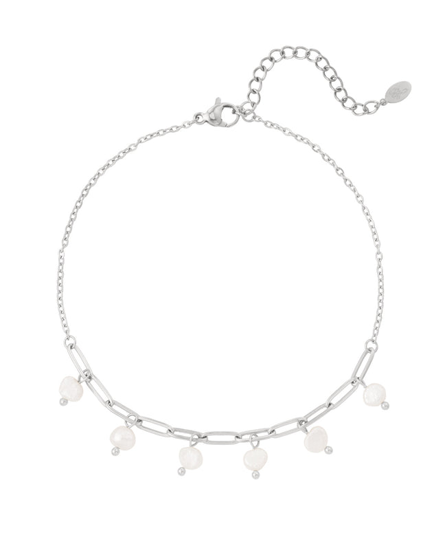 enkelband schakels met parels