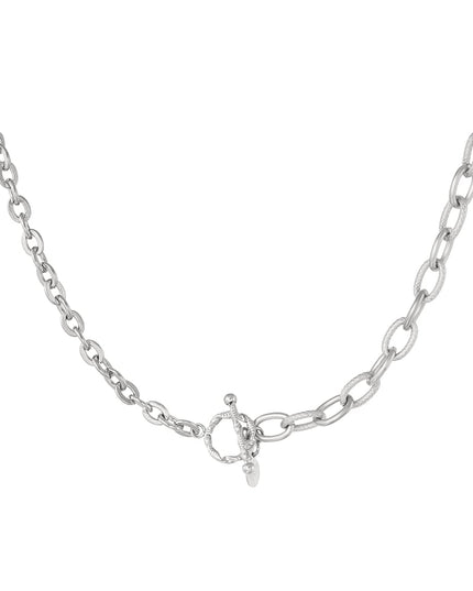 schakelketting 2 maten met ronde sluiting