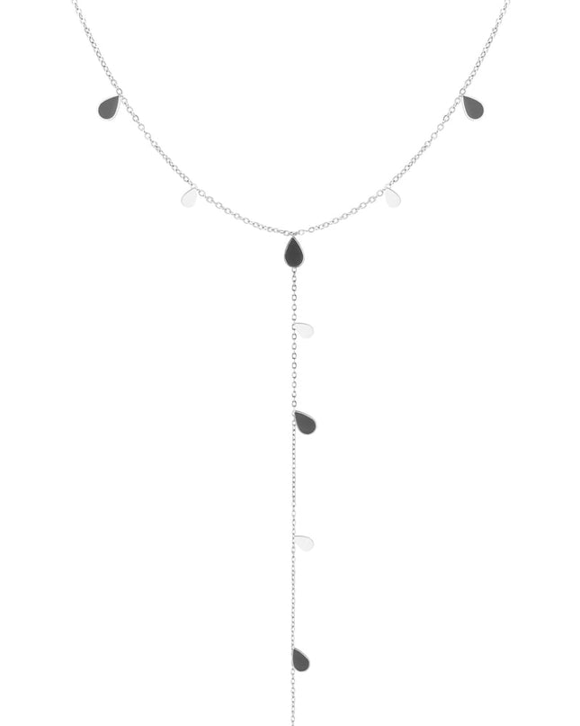 lange ketting emaille druppel