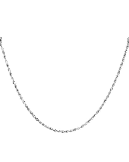 Unisex Roestvrijstalen Gedraaide Ketting 60CM - Goud kleur-3.0MM