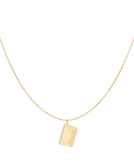 envelop ketting met boodschap