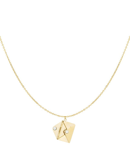 envelop ketting met boodschap