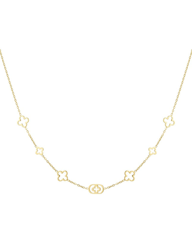 Klassieke klaver tjevier bedels ketting