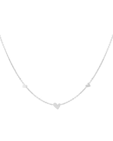 klasssieke ketting met hartjes