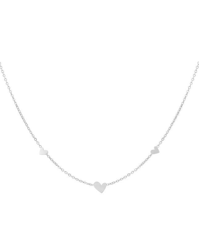 klasssieke ketting met hartjes