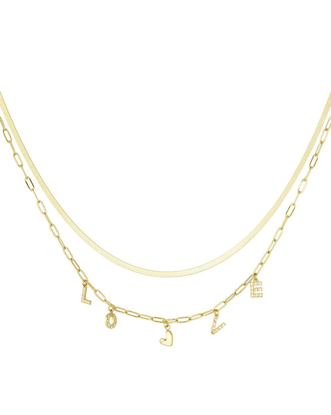 bedelketting love letter