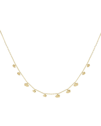 klassieke ketting met schelp bedels