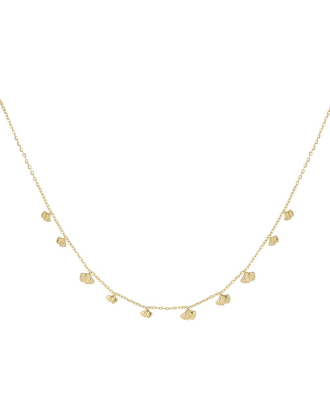 klassieke ketting met schelp bedels