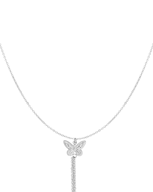 ketting vlinder met kettinkjes